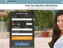 Tablet Screenshot of muslima.com